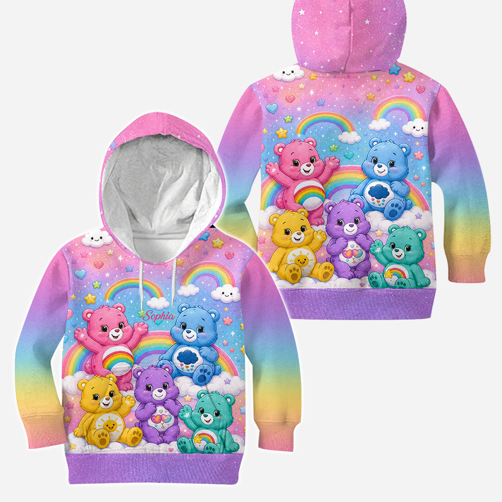 Cute Bears - Personalized Carebear Hoodie and Leggings