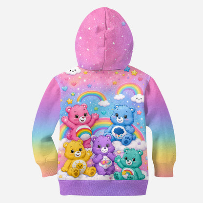 Cute Bears - Personalized Carebear Hoodie and Leggings
