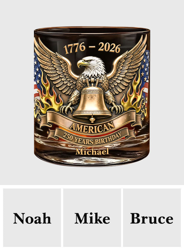 250 Year Birthday - Personalized Veteran Whiskey Decanter Set