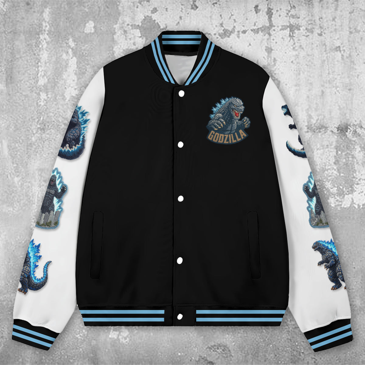 Atomic Monster - Personalized Giant Monster Varsity Jacket