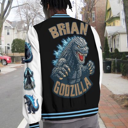Atomic Monster - Personalized Giant Monster Varsity Jacket