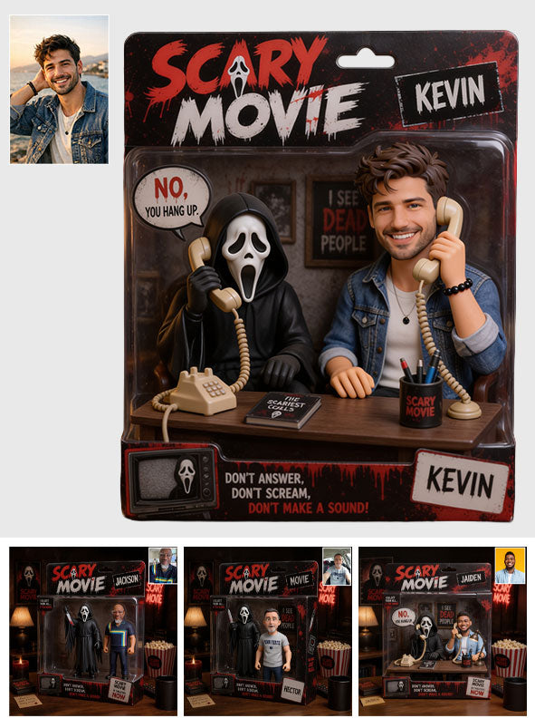 Any Photo Scary Characters - Personalized Horror Movie Acrylic Display Box