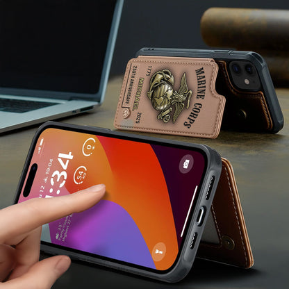 250th Anniversary - Personalized Veteran Wallet Phone Case