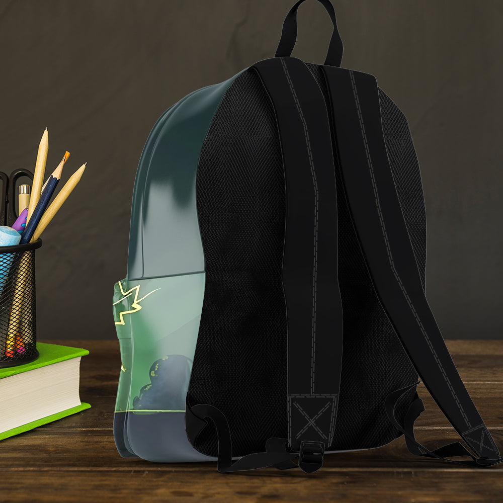 Gift For Block World Loving Kid - Personalized Block World Backpack