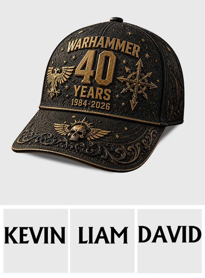 40 Years of Eternal Crusade - Personalized Endless War Classic Cap
