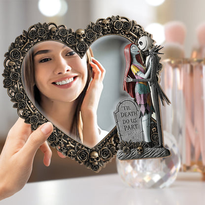 Till Death Do Us Part - Personalized Nightmare Couple Wall Hanging Mirror