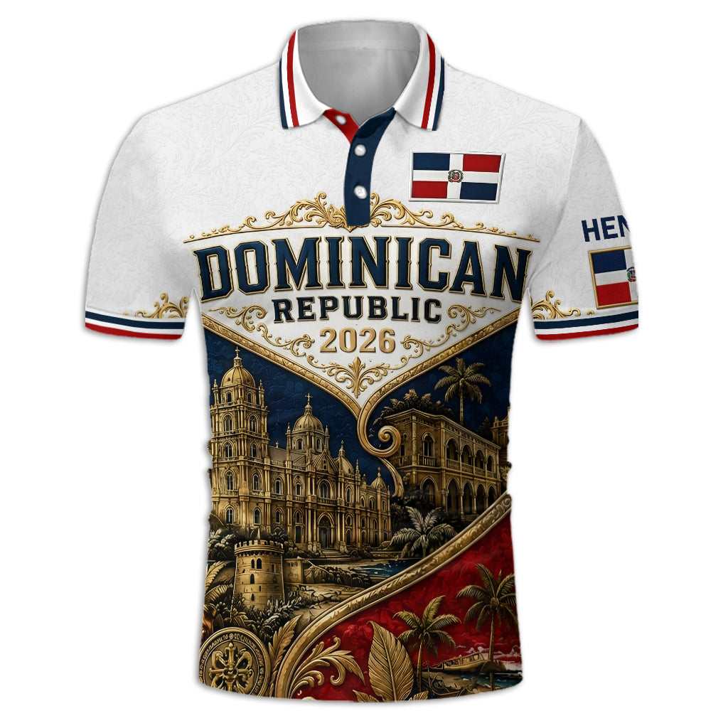 Proud Dominican Republic - Personalized Expats Polo Shirt