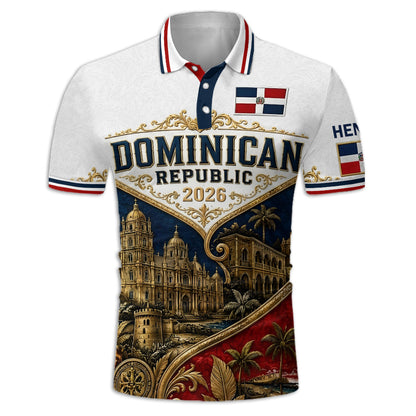 Proud Dominican Republic - Personalized Expats Polo Shirt