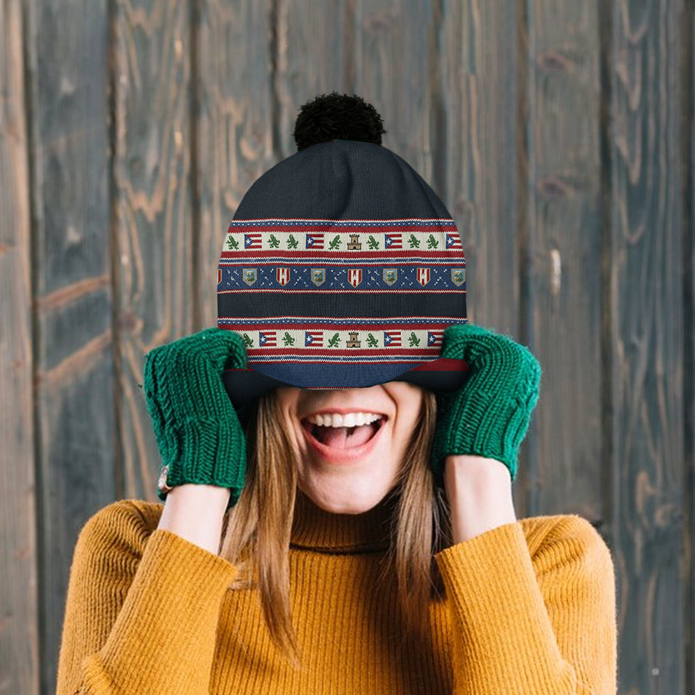 Proud Puerto Rican - Personalized Expats Beanie Hat