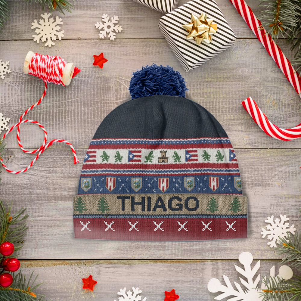 Proud Puerto Rican - Personalized Expats Beanie Hat