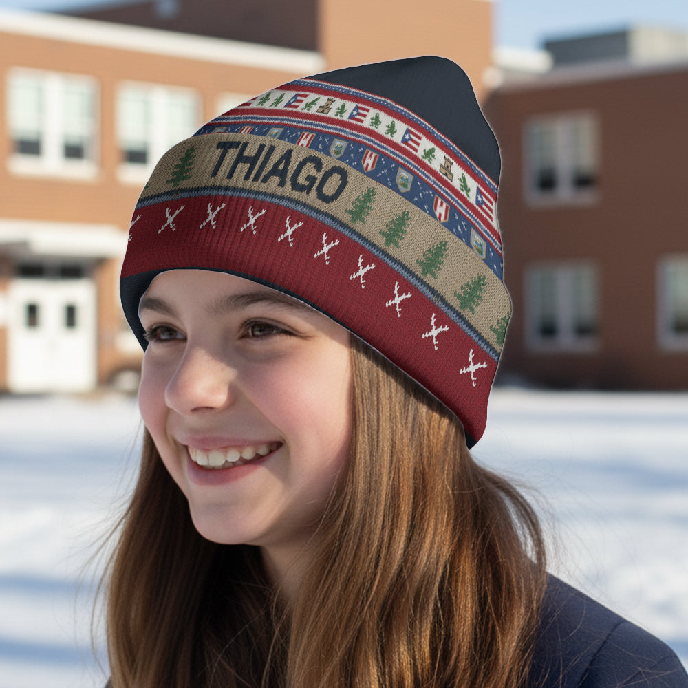 Proud Puerto Rican - Personalized Expats Beanie Hat