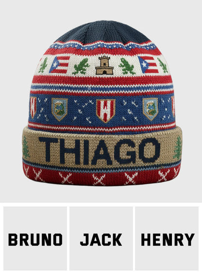 Proud Puerto Rican - Personalized Expats Beanie Hat
