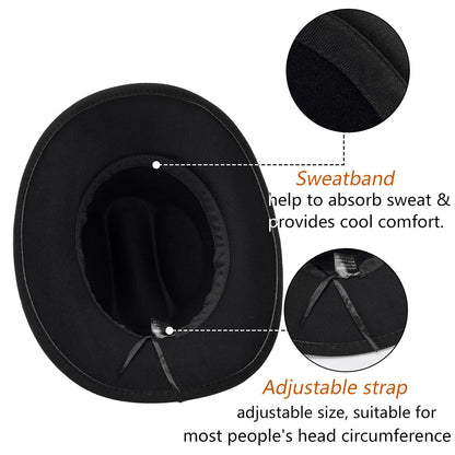 Strong Veteran - Personalized Veteran Wide Brim Cowboy Hat