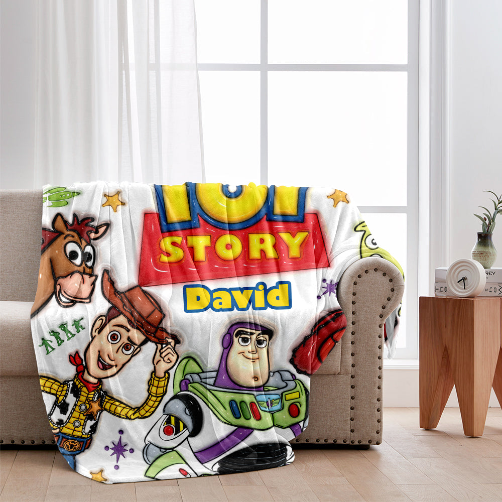 Magic World - Personalized Movie For Kids Blanket