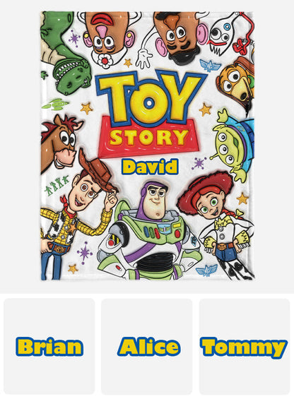 Magic World - Personalized Movie For Kids Blanket