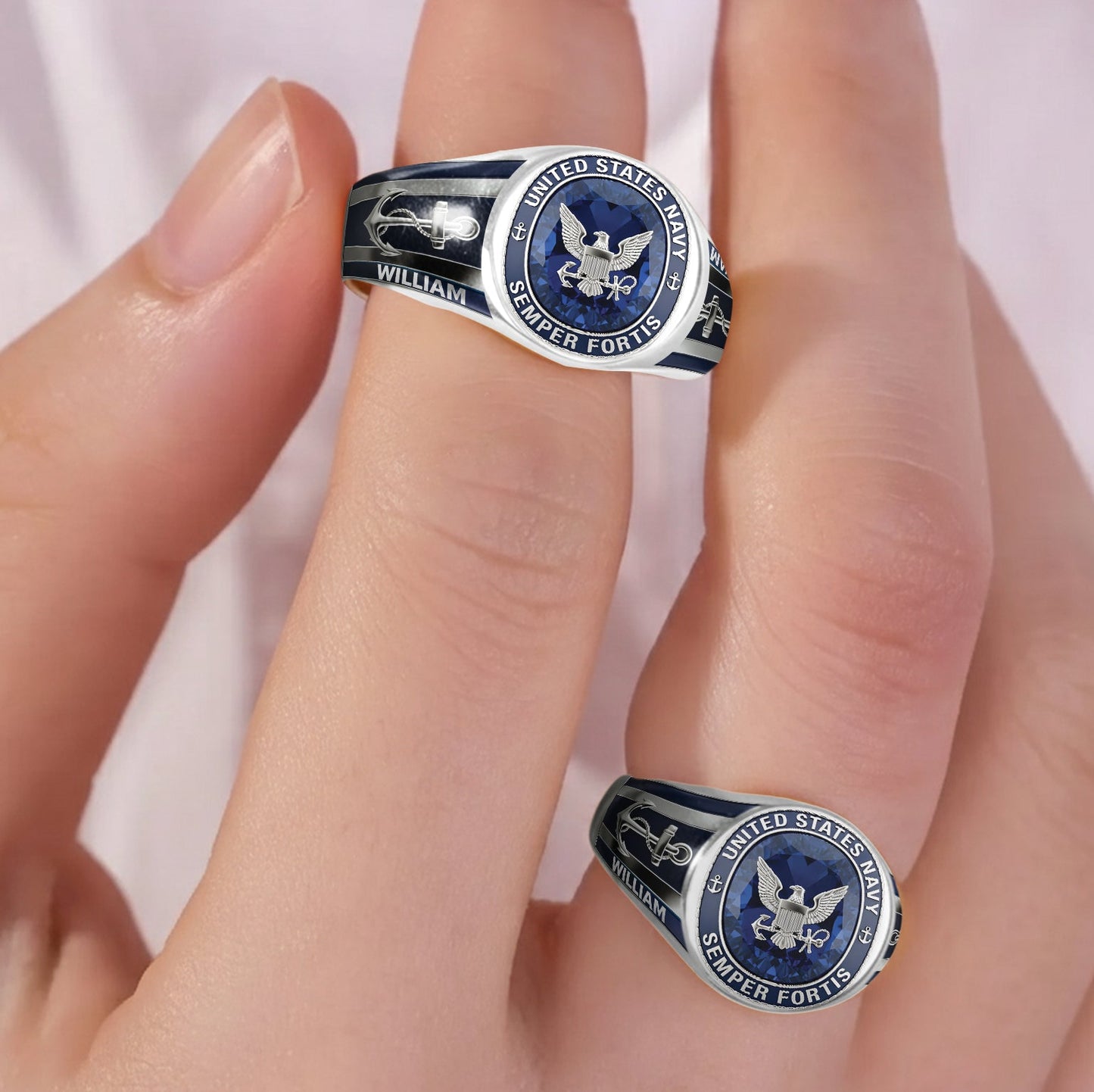 Semper Fortis - Personalized Veteran Signet Ring