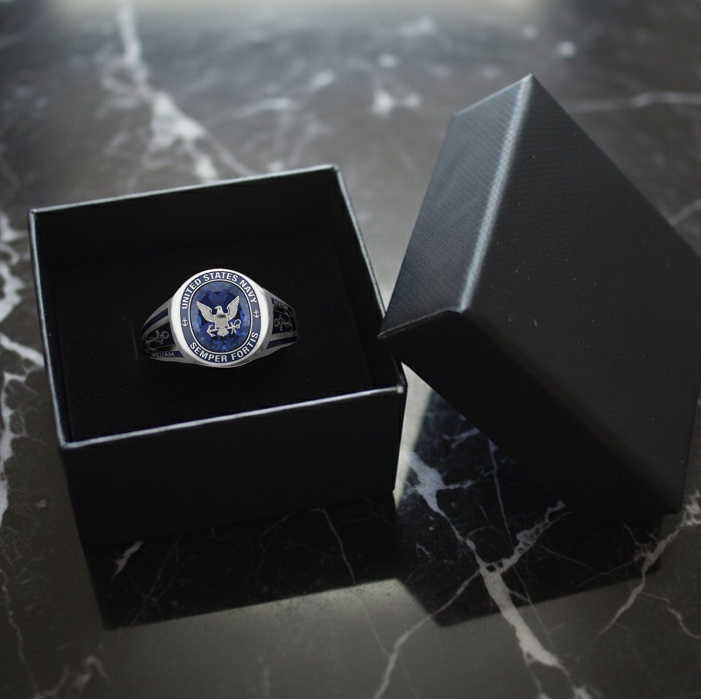 Semper Fortis - Personalized Veteran Signet Ring