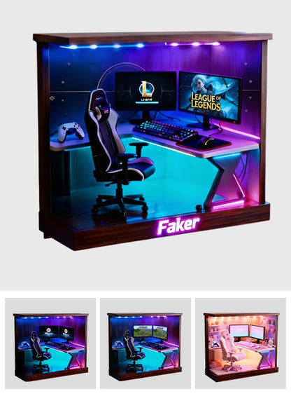 RGB Setup Corner - Personalized Gaming LED Light Acrylic Sign