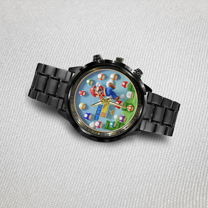 Magic Mushroom - Personalized Super Plumber Hand Watch