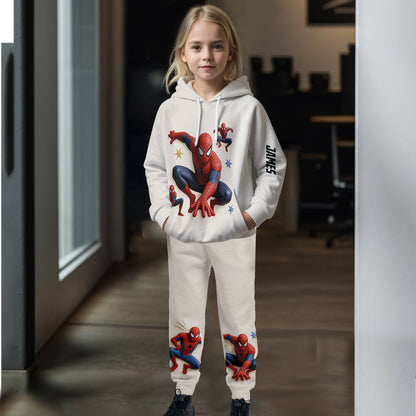 Spider Friend - Personalized Spider-Verse Kid Hoodie & Kid Jogger Sweatpants
