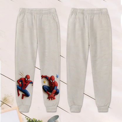 Spider Friend - Personalized Spider-Verse Kid Hoodie & Kid Jogger Sweatpants