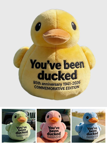 You've Been Ducked Duck Commemorative Edition Anniversary 1941 2026 - Personalized Car Plush Keychain