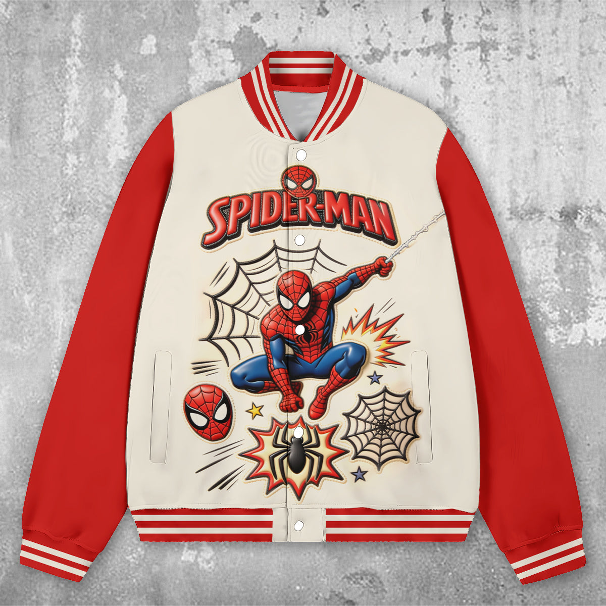 Spider Friend - Personalized Spider Varsity Jacket