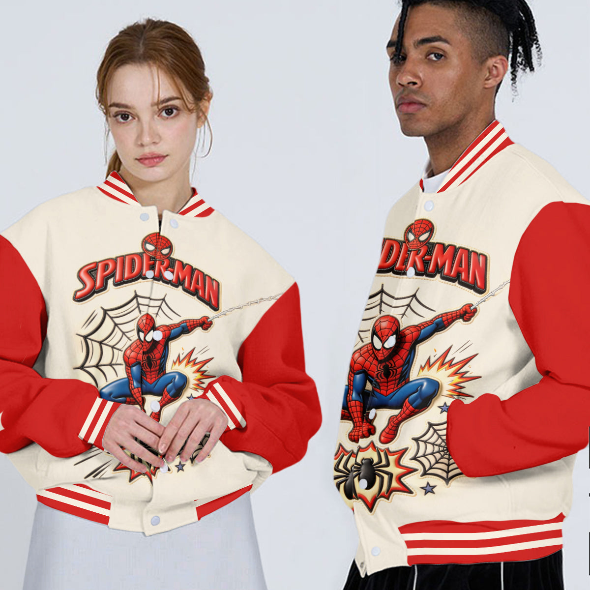Spider Friend - Personalized Spider Varsity Jacket