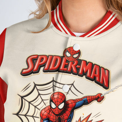 Spider Friend - Personalized Spider Varsity Jacket