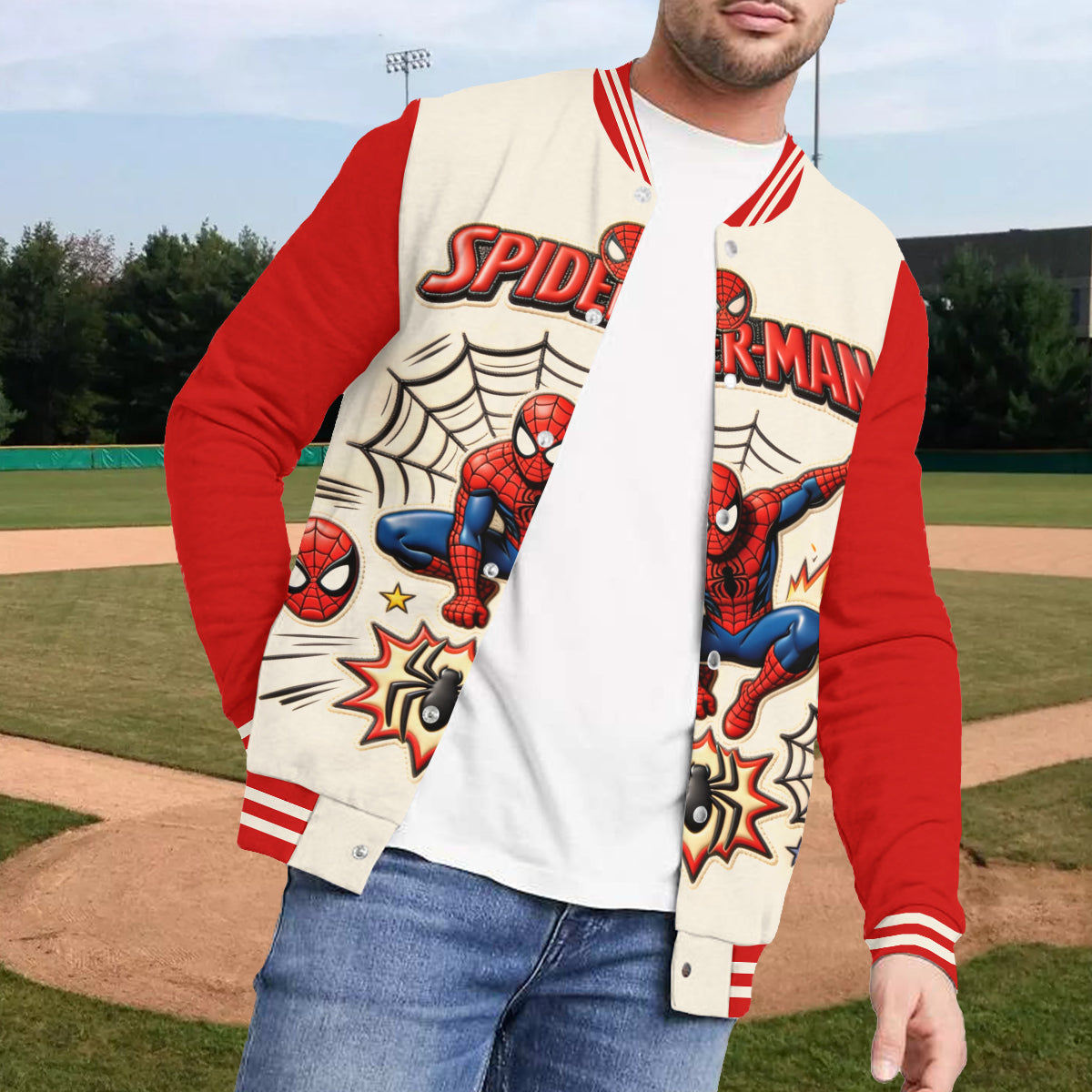 Spider Friend - Personalized Spider Varsity Jacket