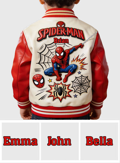 Spider Friend - Personalized Spider Varsity Jacket