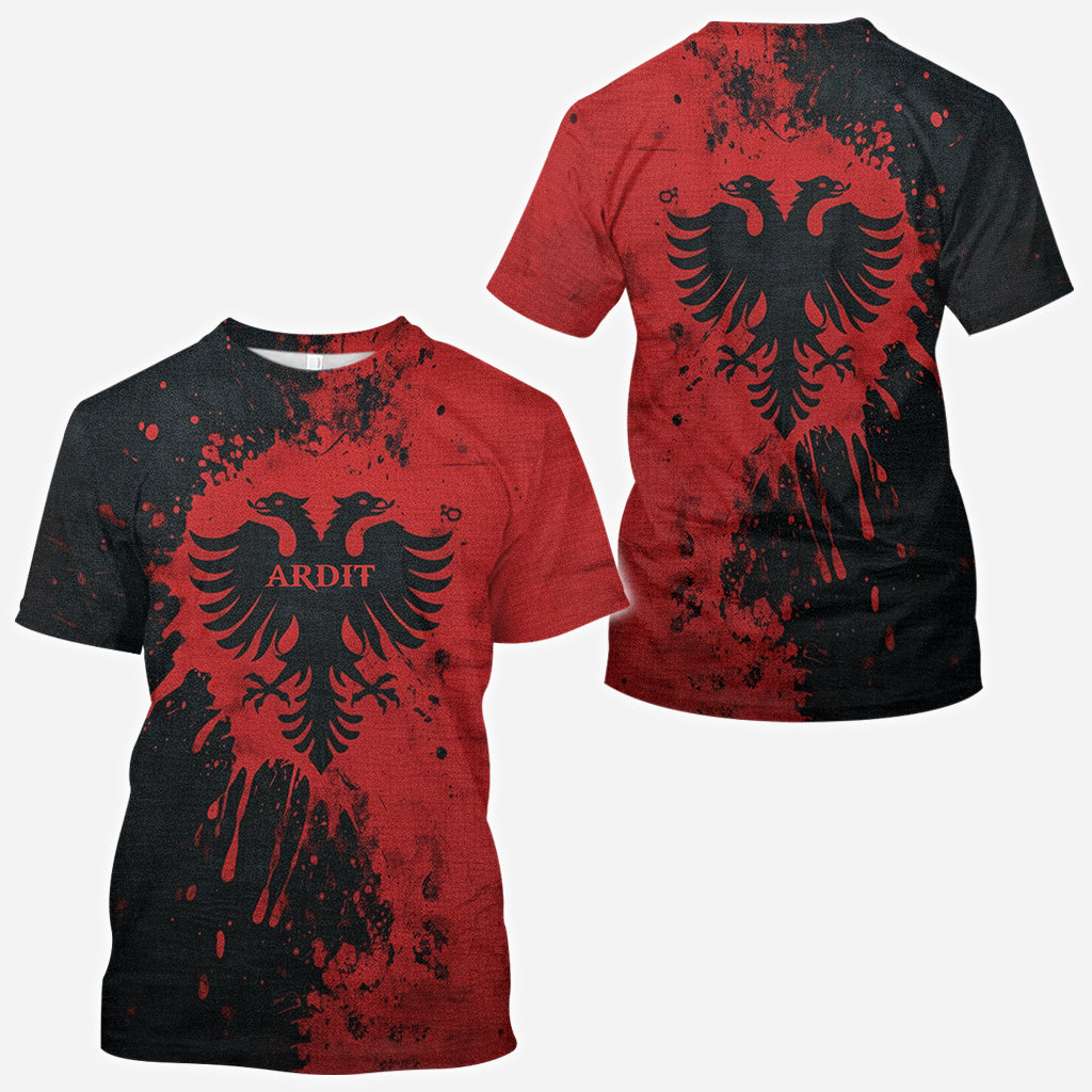 Proud Albania - Personalized Expats All Over Shirt