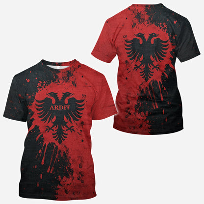 Proud Albania - Personalized Expats All Over Shirt