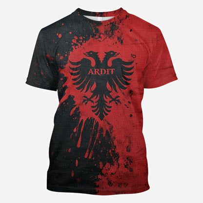 Proud Albania - Personalized Expats All Over Shirt