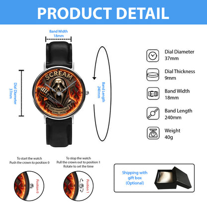 30th Anniversary - Personalized Scream Hand Watch