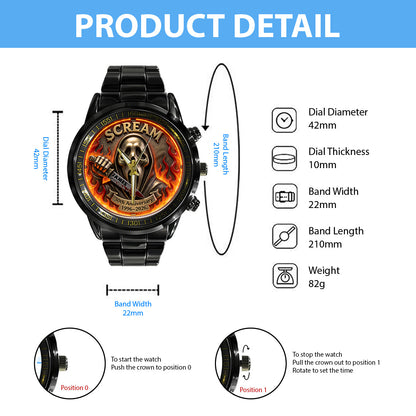 30th Anniversary - Personalized Scream Hand Watch