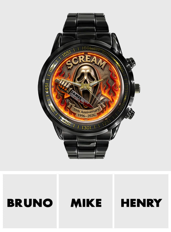 30th Anniversary - Personalized Scream Hand Watch