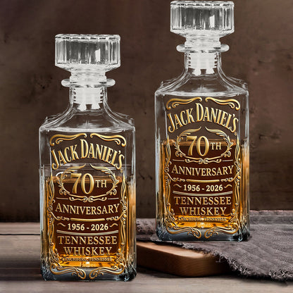 Tennessee Heritage 70th Anniversary Whiskey Set - Personalized Whisky Whiskey Decanter Set