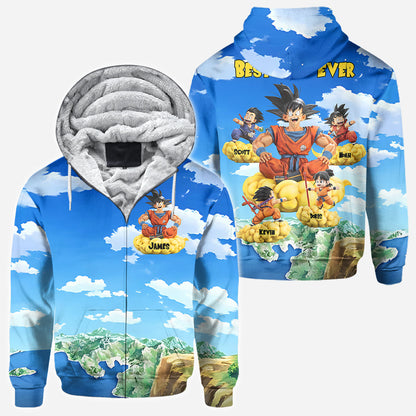 Gift For Father Strong Dad - Personalized Seven Balls All Over Shirt