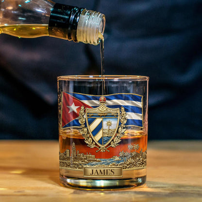 Proud Cuba - Personalized Expats Whiskey Decanter Set