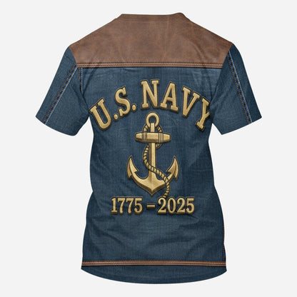 250th Anniversary - Personalized Veteran All Over Shirt