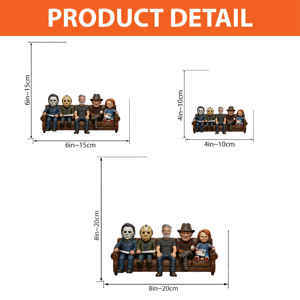 Friends - Personalized Horror Character Custom Shaped Acrylic Plaque