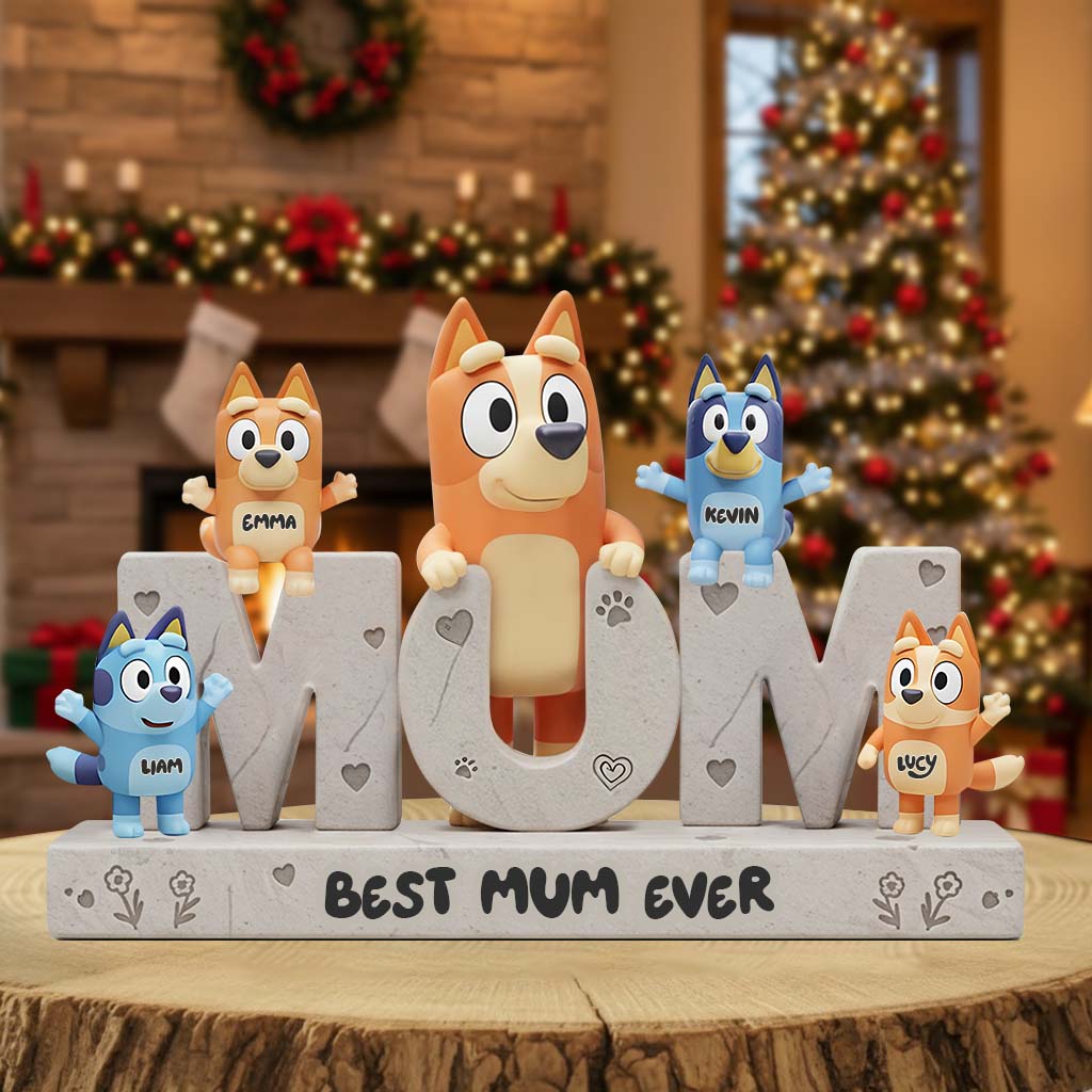 Merry Christmas - Personalized Mother Custom Shaped Acrylic Plaque