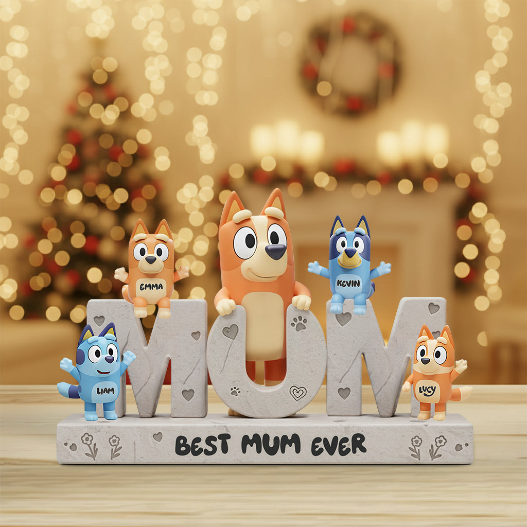 Merry Christmas - Personalized Mother Custom Shaped Acrylic Plaque