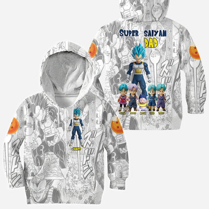 Brave Dad - Personalized Seven Balls All Over Shirt