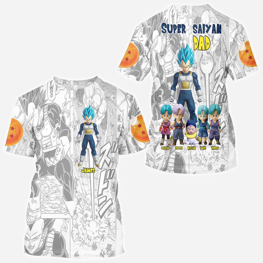 Brave Dad - Personalized Seven Balls All Over Shirt