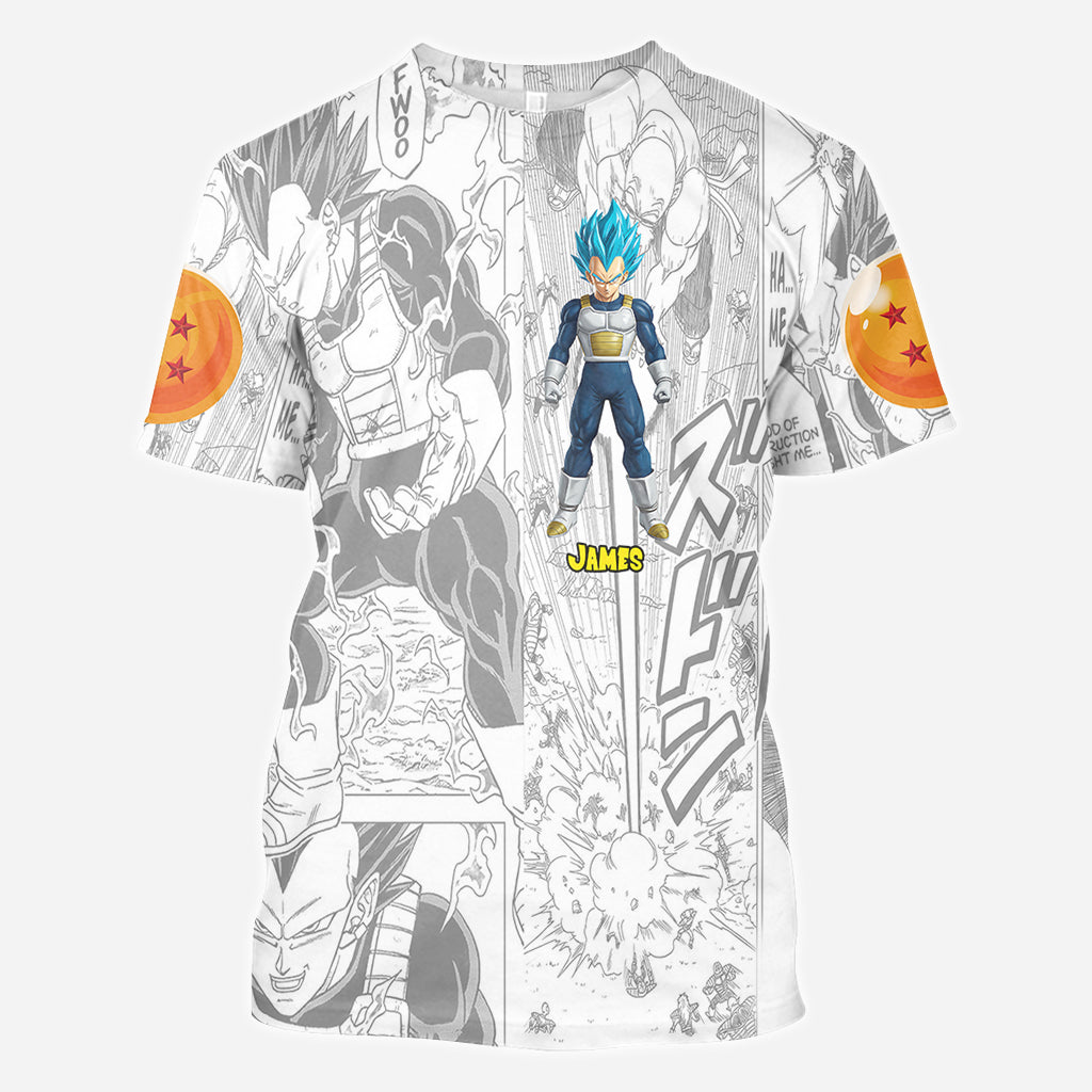 Brave Dad - Personalized Seven Balls All Over Shirt