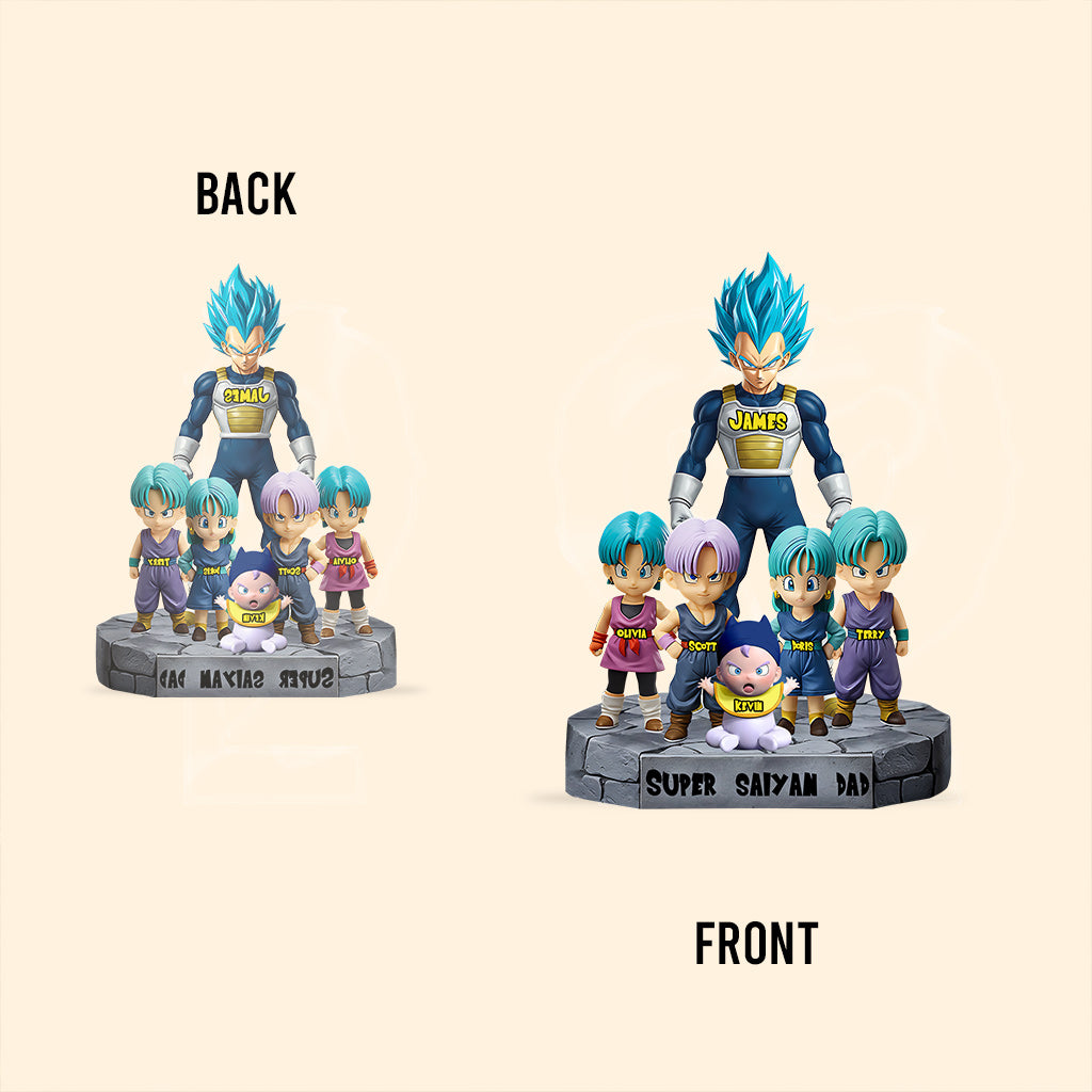 Christmas Gift for Dad - Brave Dad Personalized Seven Balls Custom Acrylic Plaque