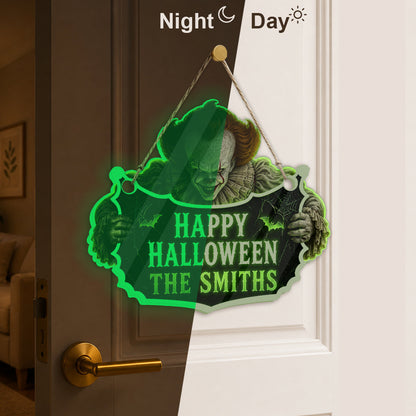Scary Halloween - Personalized Horror Character Luminous Acrylic Sign