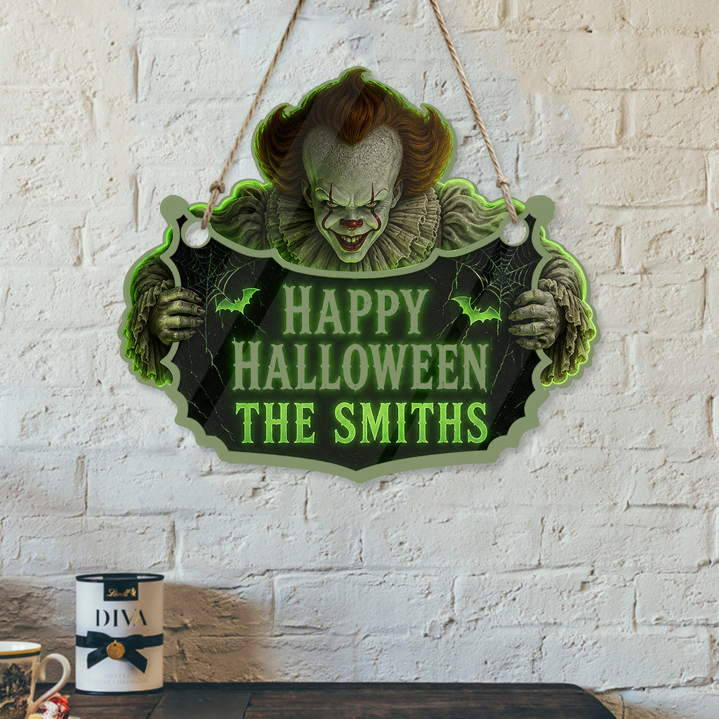 Scary Halloween - Personalized Horror Character Luminous Acrylic Sign
